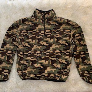 No Boundaries: Junior: Polar Fleece Camo Size S